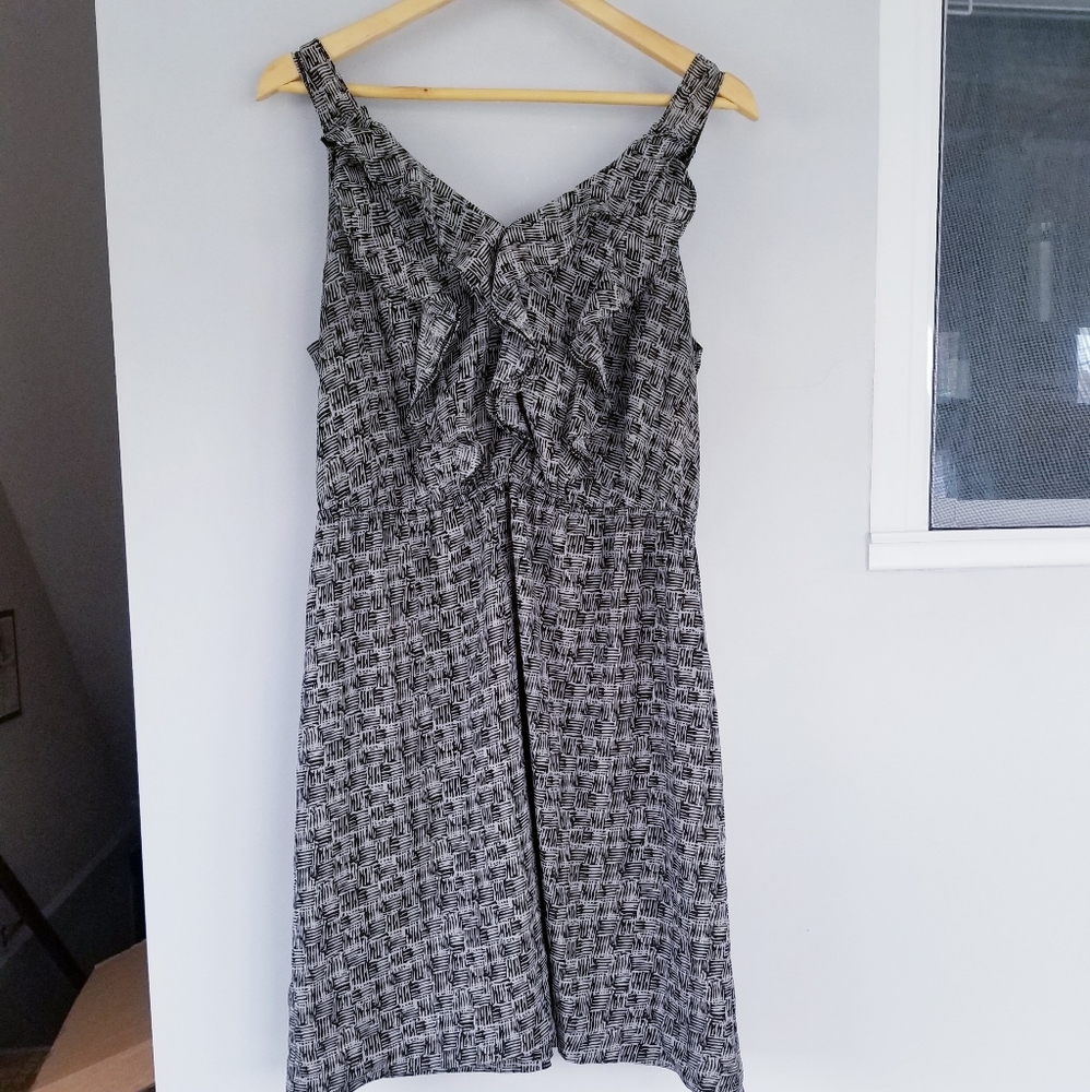 Ruffle front dress